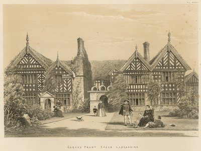 Façade du jardin, Speke, Lancashire - Joseph Nash