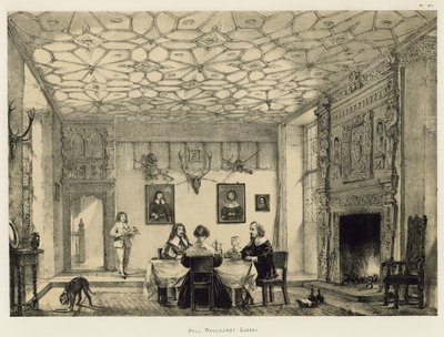Hall, Wakehurst, Sussex - Joseph Nash