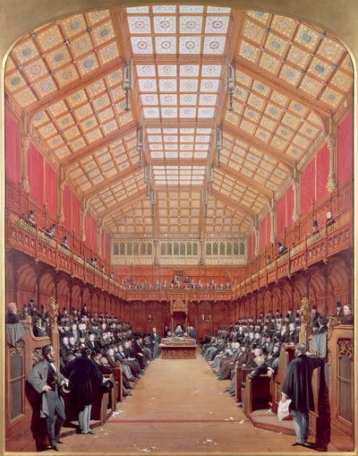 Intérieur de la Chambre des communes - Joseph Nash