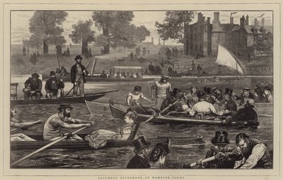 Samedi après-midi à Hampton Court - Joseph Nash