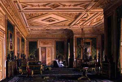 Le salon vert à Windsor - Joseph Nash