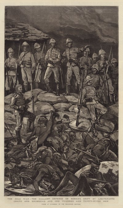 La Guerre Zouloue, la vaillante défense de Rorke