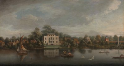 Villa du Pape, Twickenham, vers 1755 - Joseph Nickolls