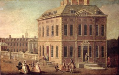 Vue de la maison et des jardins de Ranelagh, et de l