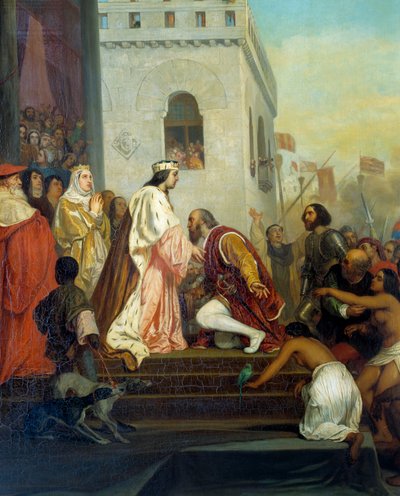 Réception de Christophe Colomb par les rois d