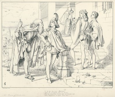 Illustration pour La Complainte du Vieux Marin de Coleridge - Joseph Noel (after) Paton