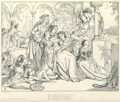 Illustration pour La Complainte du vieux marin de Coleridge - Joseph Noel (after) Paton