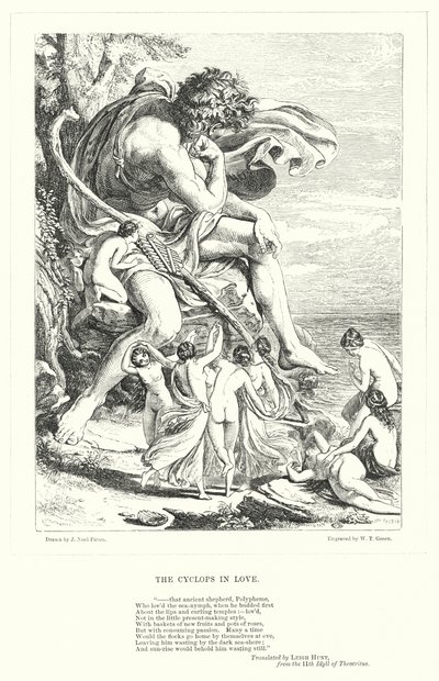 Le Cyclope amoureux - Joseph Noel (after) Paton