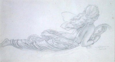 Une fée en vol - Joseph Noel Paton