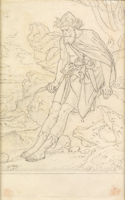 Ulysse sur Ogygie - Joseph Noel Paton