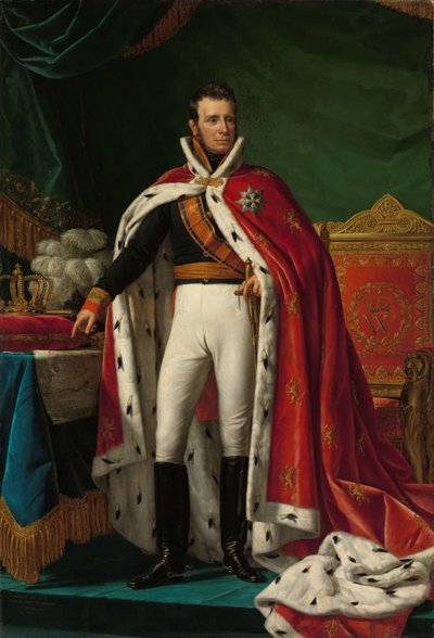 Portrait de Guillaume Ier, roi des Pays-Bas - Joseph Paelinck