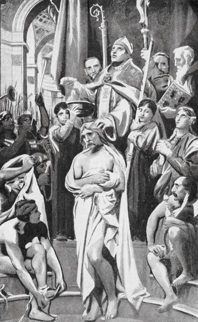 Le Baptême de Clovis - Joseph Paul (after) Blanc