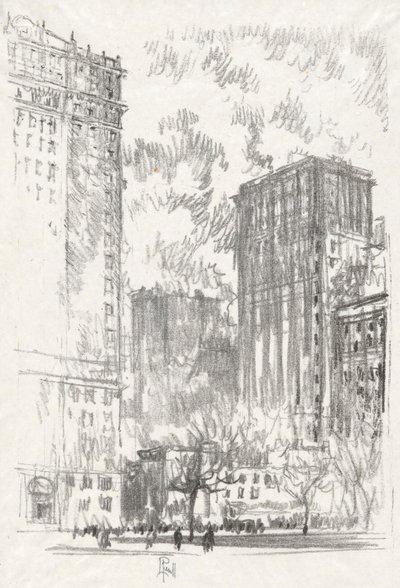 Battery Park, no. 1 dans la collection Iconophile Club - Joseph Pennell
