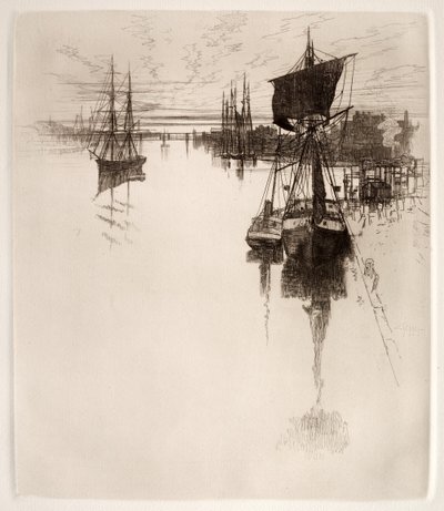 Sous le pont de Chestnut Street, Philadelphie, 1884 - Joseph Pennell