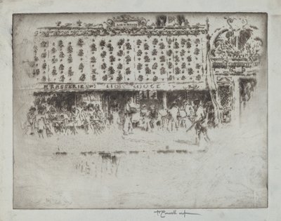 Brasserie, Au Lion Rouge - Joseph Pennell