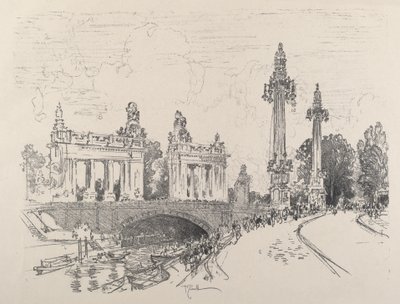 Pont à Charlottenburg - Joseph Pennell