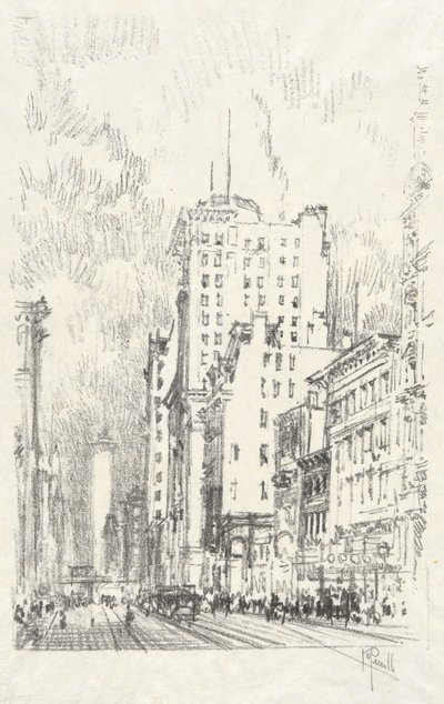 Broadway au-dessus de la 23e rue, n°11 dans la collection Iconophile Club - Joseph Pennell