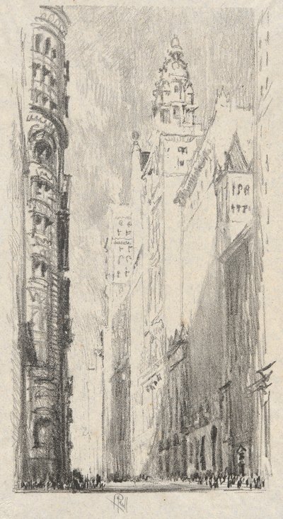 Tours de Broadway - Joseph Pennell