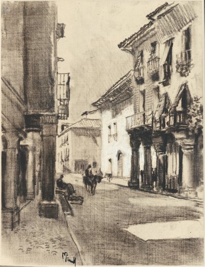 Calle Mayor Alcalá - Joseph Pennell