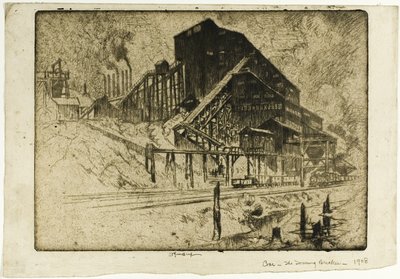 Charbon—Le briseur imposant - Joseph Pennell