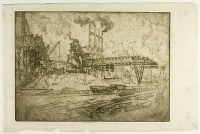 Grues, Bessemer - Joseph Pennell
