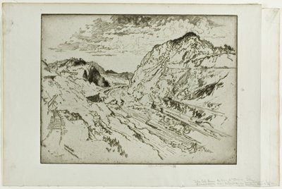 Culebra Cut, Panama - Joseph Pennell