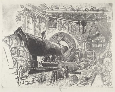 Couper et Tourner un Gros Canon - Joseph Pennell