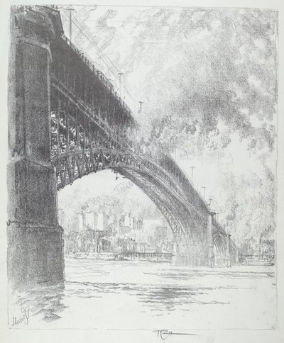 Pont Eads, St. Louis - Joseph Pennell