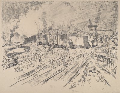 Tôt le matin, Miraflores - Joseph Pennell