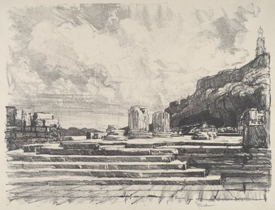 Éleusis, le pavé du temple - Joseph Pennell