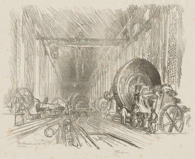 Travail de guerre anglais : La basilique de la guerre - Joseph Pennell