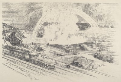 Station des chutes, Niagara - Joseph Pennell