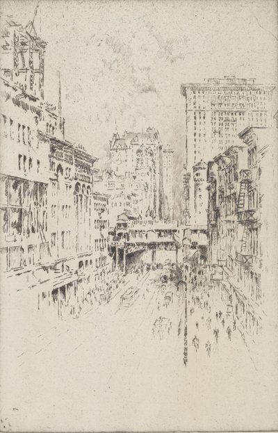 Quarante-deuxième rue, 1904 - Joseph Pennell