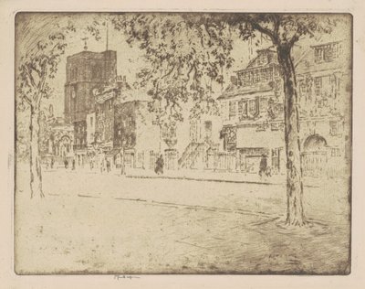 Maison Où Whistler Est Mort - Joseph Pennell