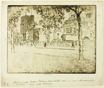 Maison où Whistler est mort - Joseph Pennell
