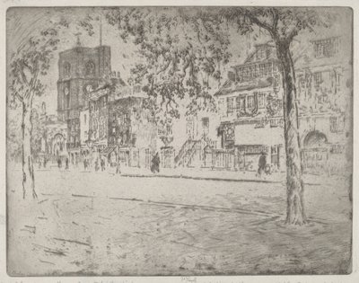 Maison où Whistler est mort, 1904 - Joseph Pennell