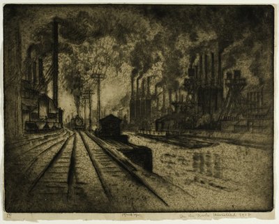 Dans les travaux, Homestead - Joseph Pennell