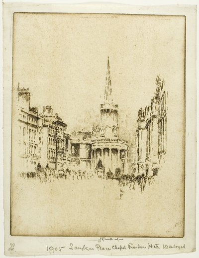 Chapelle de Langham Place - Joseph Pennell