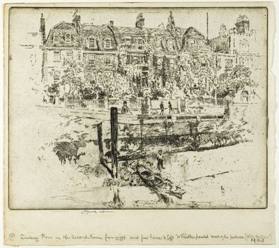 Lindsay Row, Chelsea - Joseph Pennell