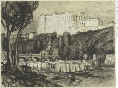 Madrid : Le Palais - Joseph Pennell