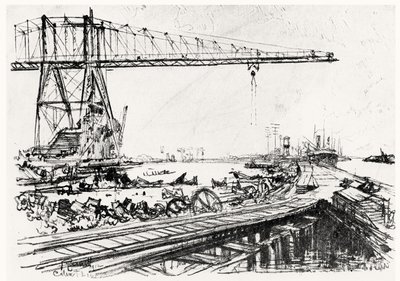 Mont Hope, planche II de Le Canal de Panama par Joseph Pennell, 1912 - Joseph Pennell