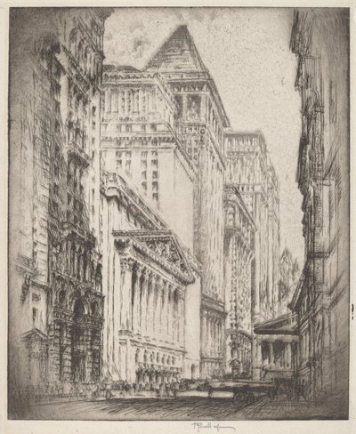 Bourse de New York - Joseph Pennell