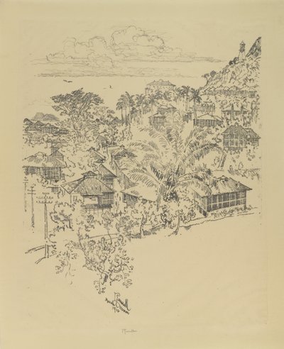 Ancon officiel. Bâtiments administratifs, 1912 - Joseph Pennell