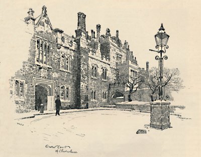 Ancienne Chartreuse : La cour des maîtres - Joseph Pennell