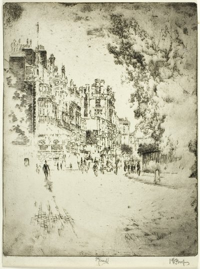Park Lane - Joseph Pennell
