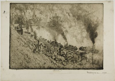 Pittsburg, No. II - Joseph Pennell