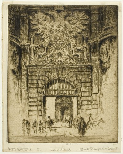 Porche de San Maclou, Rouen - Joseph Pennell