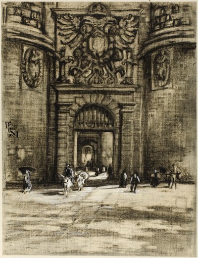 Porta Viragia, Tolède - Joseph Pennell