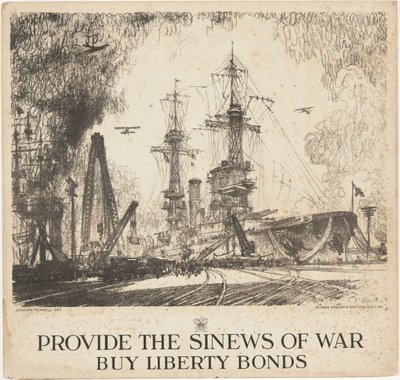 Fournissez les nerfs de la guerre, achetez des bons de la liberté - Joseph Pennell