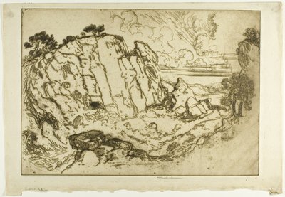 Carrière sur le Pentélique - Joseph Pennell